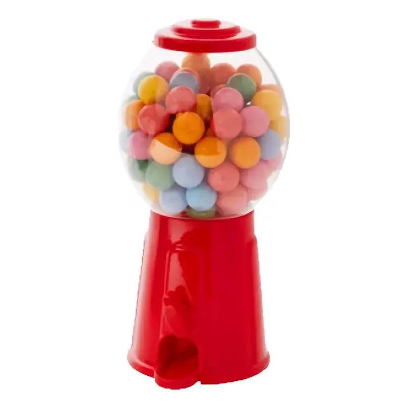 Gumball Machine tyggegummiautomat med fargerike tyggegummikuler