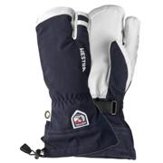 Hestra Army Leather Heli 3-Finger, Skihansker, Marin
