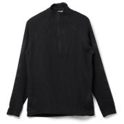 Houdini M's Pace Flow Half Zip mellomlagsgenser i sort