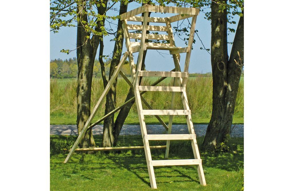 Jakttårn i trykkimpregnert tre, 3 meter høyt