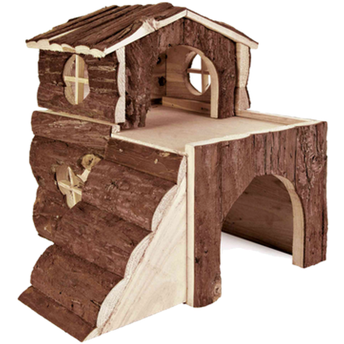 Trixie Natural Living Bjork House kaninhus i naturtre