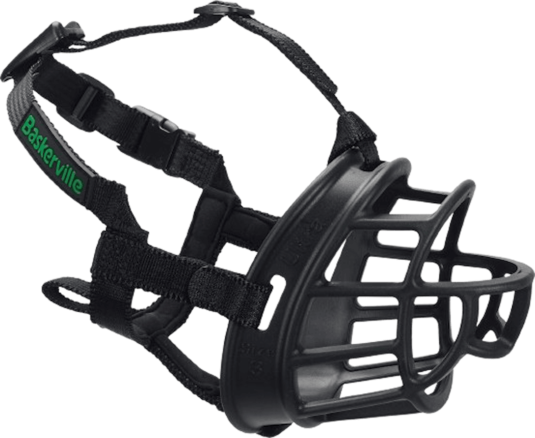 Baskerville Ultra munnkurv for hund i TPR og nylon