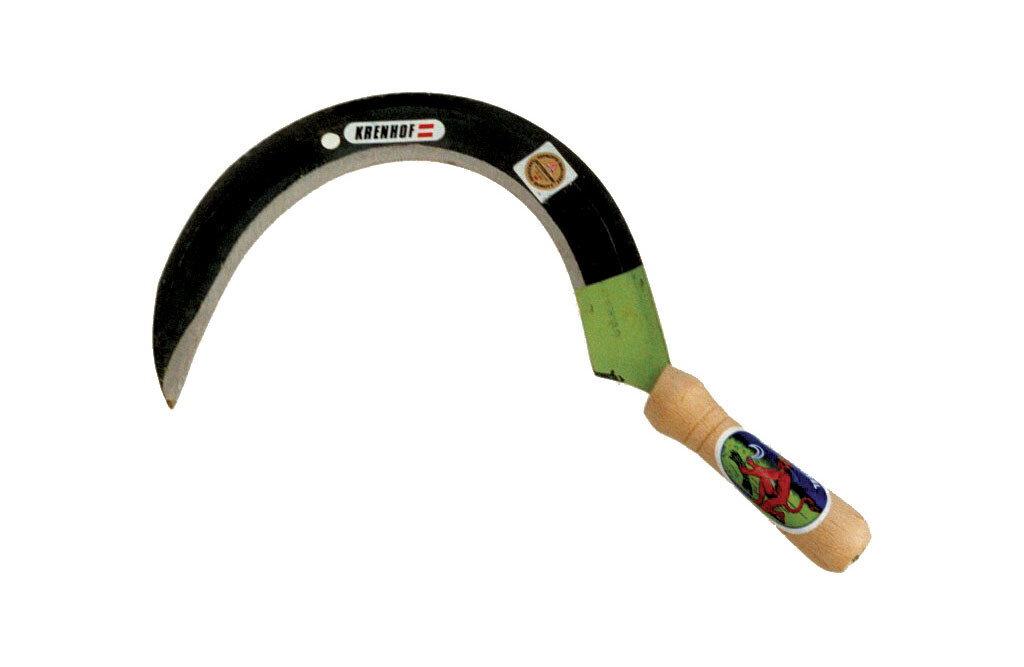 Sigd 39 cm fra Galax med stålblad og treskaft