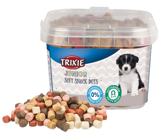 Trixie Junior Soft Snack Dots med omega-3 valpegodteri 140g