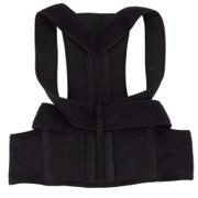 Justerbar holdningsvest i svart polyester