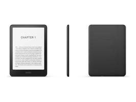 Kindle Paperwhite 12. generasjon test - sammenligning av jade og bringebær variantene mot standard Kindle 11. gen