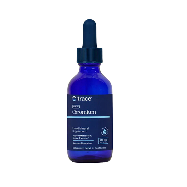 Trace Minerals Liquid Ionic Chromium 59 ml – flytende kromtilskudd på dråpeflaske