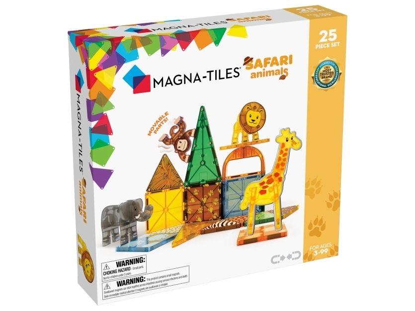 Magna-Tiles Safari Animals 25 deler magnetisk byggesett