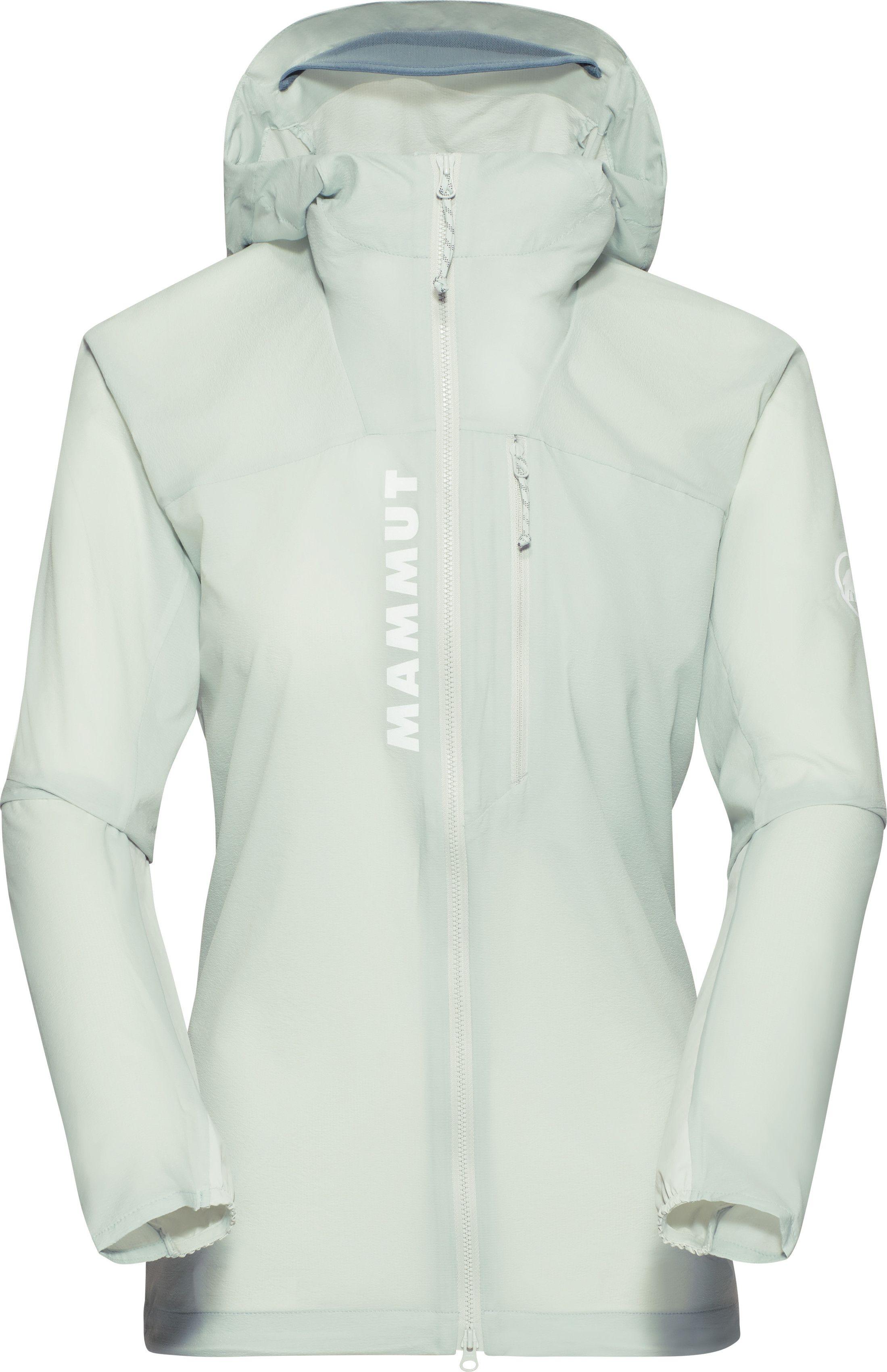Mammut Aenergy WB Hooded Jacket for damer i fargen Silver Sage