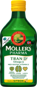 Møllers Pharma Tran D+ Sitron flytende tran