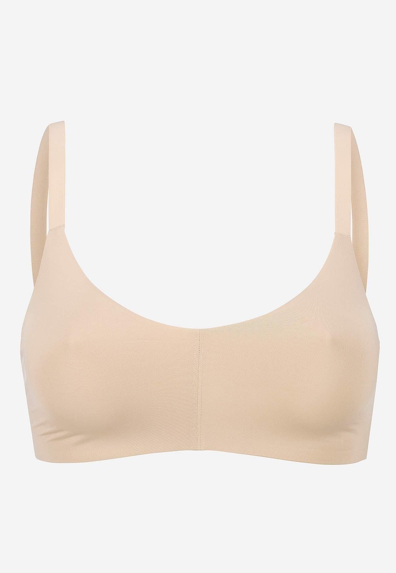 Cellbes myk soft-BH uten bøyle i beige