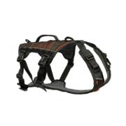 Non-Stop Dogwear Rock Hundesele Lang i svart og orange