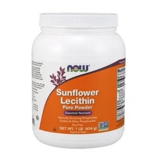 NOW Sunflower Lecithin pulver 454 g