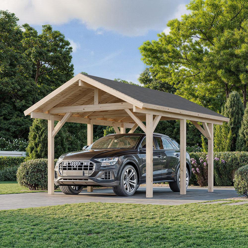 Palmako Robert carport med plass til én bil