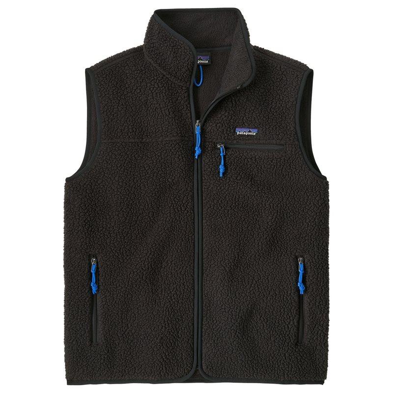 Patagonia M's Retro Pile Vest fleecevest for herre i sort