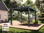 PERGOLUX Pergola S3 med justerbart lamelltak