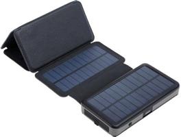 Powerbank med solcellepanel