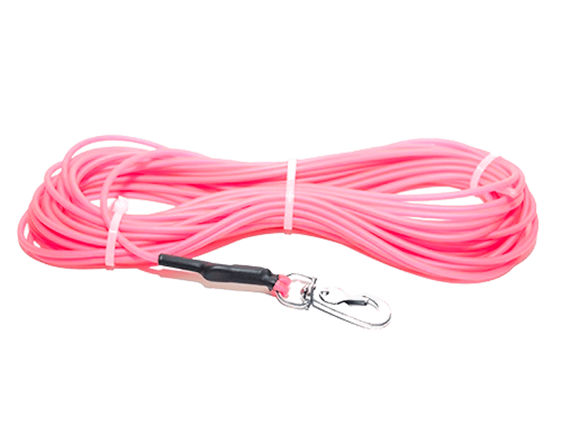 Pritax sporline til hund 10 meter rosa