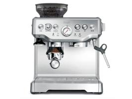 Sage Barista Express SES875BKS2EEU1A espressomaskin i black sesame med integrert konisk kvern og dampdyse for hjemmebarista