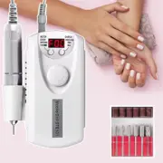 Elektrisk neglefil - manikyrsett med 6 bits