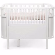 Sebra Barneseng Baby & Jr i fargen Classic White