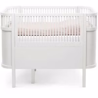 Sebra Barneseng Baby & Jr i fargen Classic White
