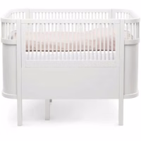 Sebra Barneseng Baby & Jr i fargen Classic White