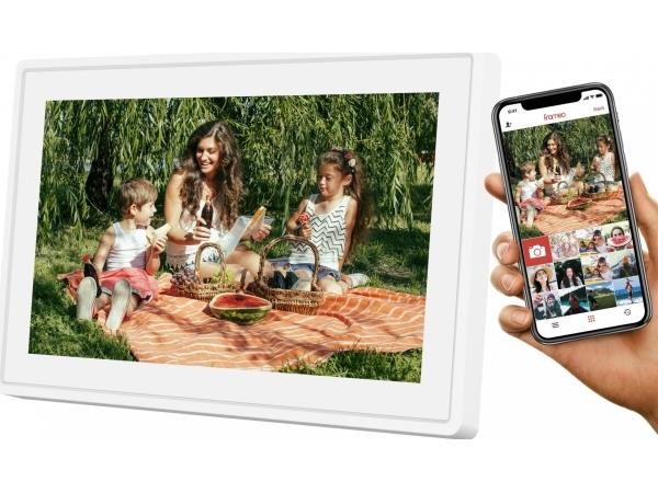 Sencor SDF 1092 W digital fotoramme med WiFi i hvitt