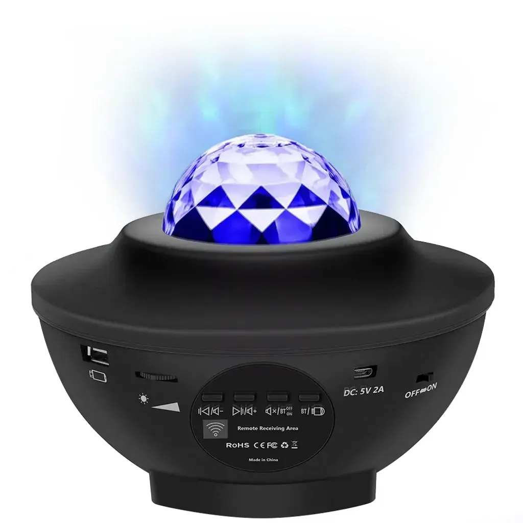 SiGN LED Galaxy Light - stjernelampe/nattlampe, sort
