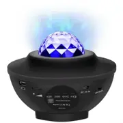 SiGN LED Galaxy Light - stjernelampe/nattlampe, sort