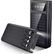 SiGN Solar Powerbank 20 000 mAh med innebygde kabler