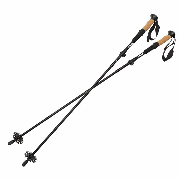 Silva Trekking Aluminum Z-fold sammenleggbare gåstaver
