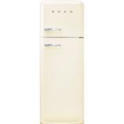 Smeg FAB30RCR6 retro kjøleskap og fryser i krem, 172 cm