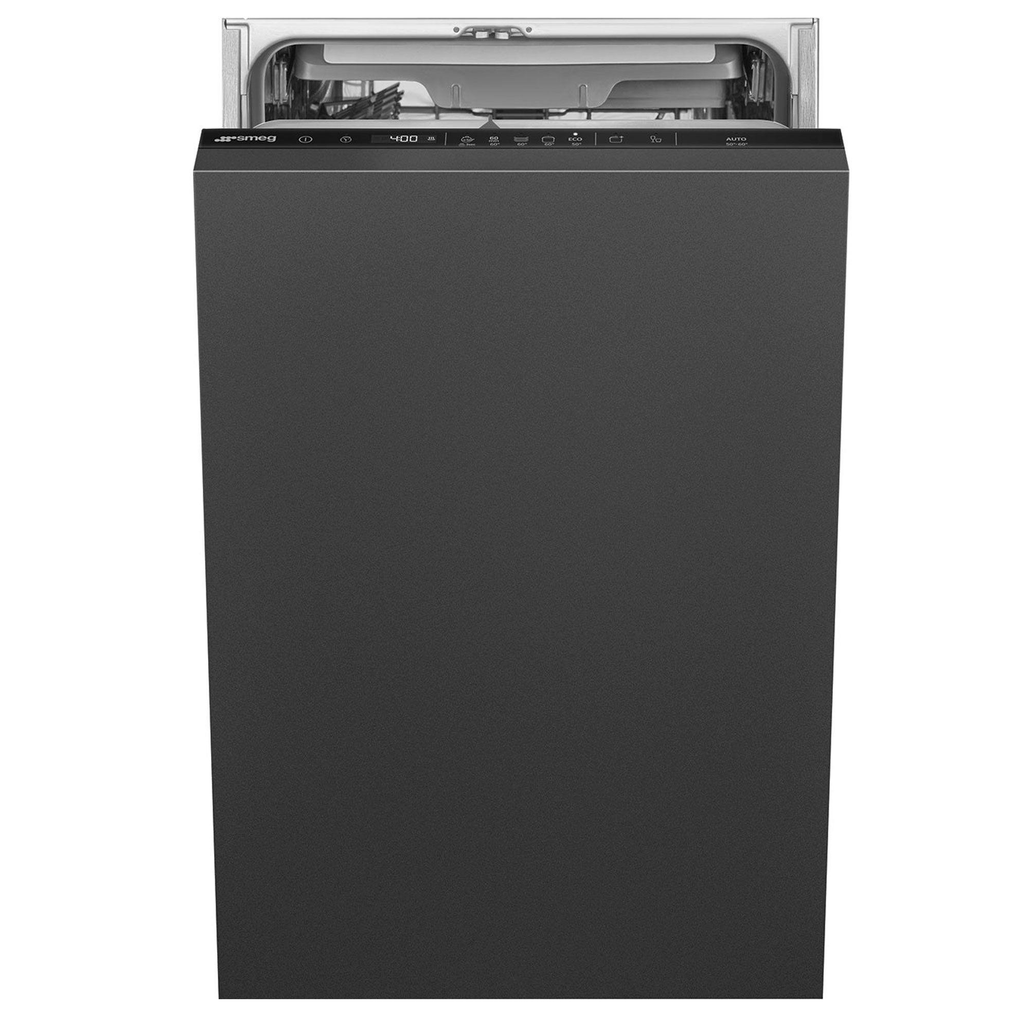 Smeg ST4523DIN helintegrert oppvaskmaskin 45 cm med tre kurver