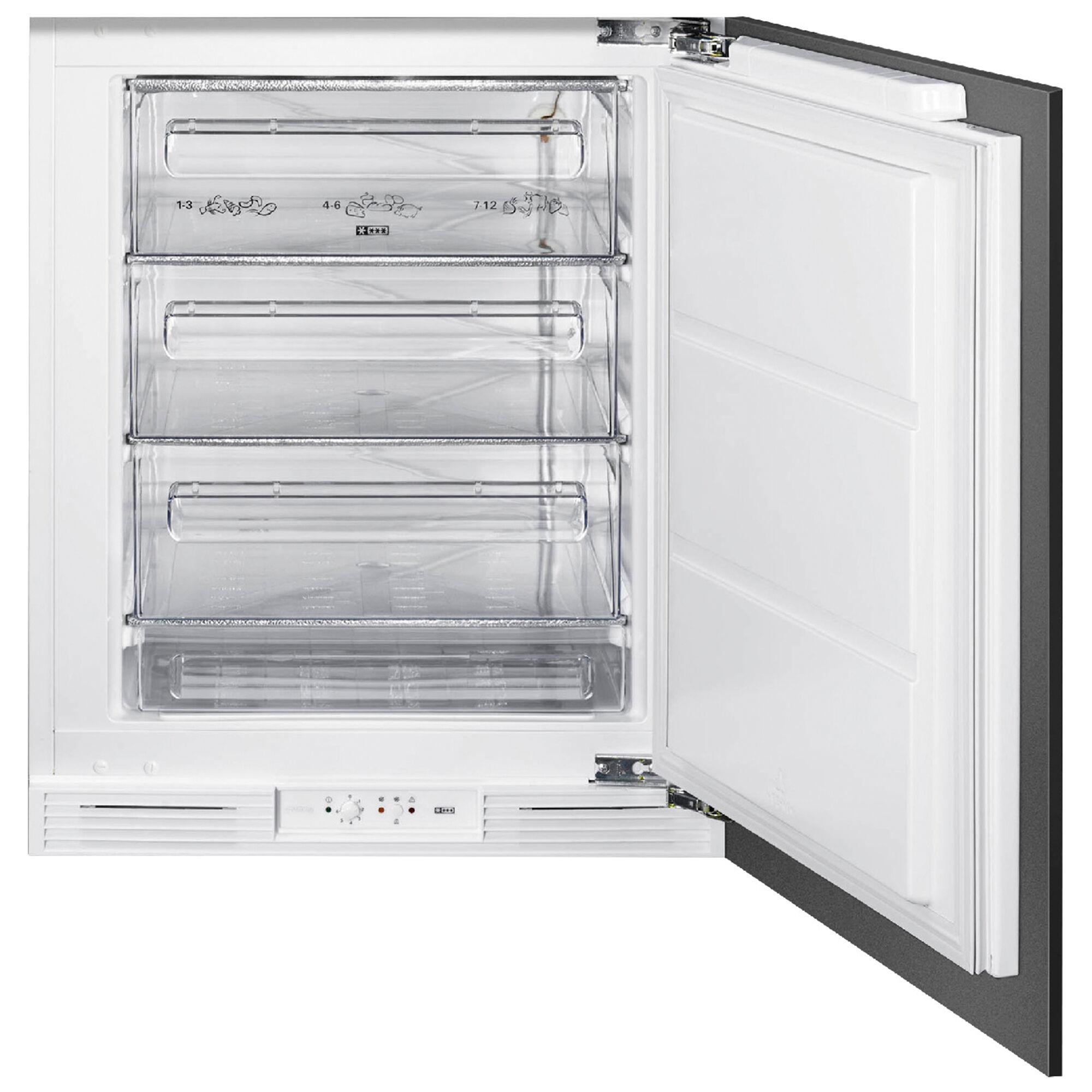 Smeg U8F082DE1 integrert fryser til montering under benk