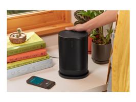 Sonos Move 2 i svart — bærbar smarthøyttaler med 24 timers batteri og IP56-beskyttelse