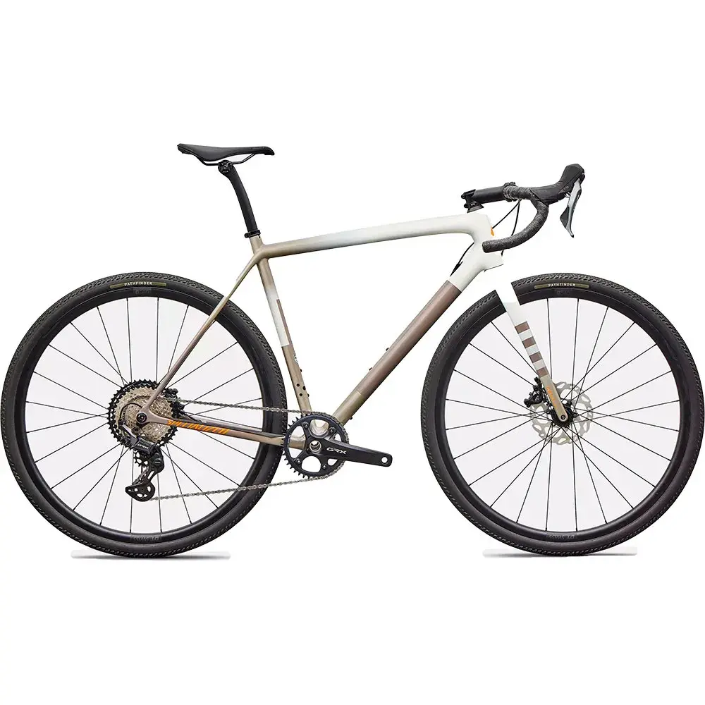 Specialized Crux Comp GRX RX822 2026 grussykkel i hvit farge