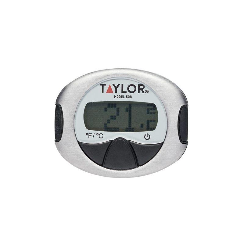 Taylor digitalt steketermometer i rustfritt stÄl med LCD-display