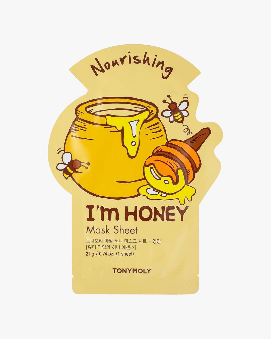 Tonymoly I'm Honey Mask Sheet – nærende arkmaske med honningekstrakt