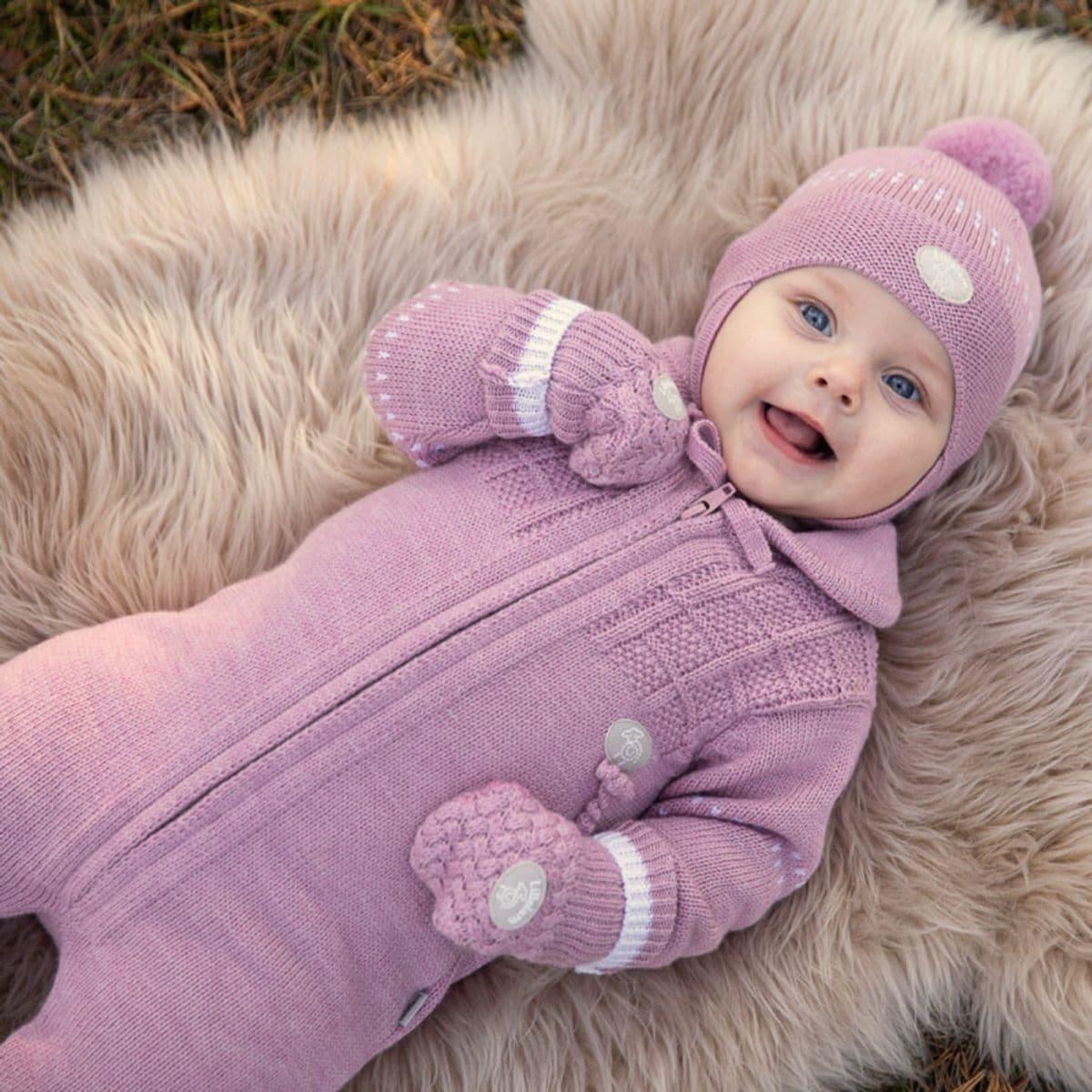 Ulldress baby test - baby i myk merinoull-dress