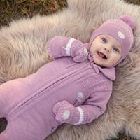 Ulldress baby test - baby i myk merinoull-dress