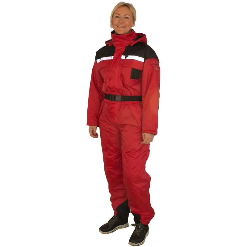NorthWind Trysil varmedress i rød og sort