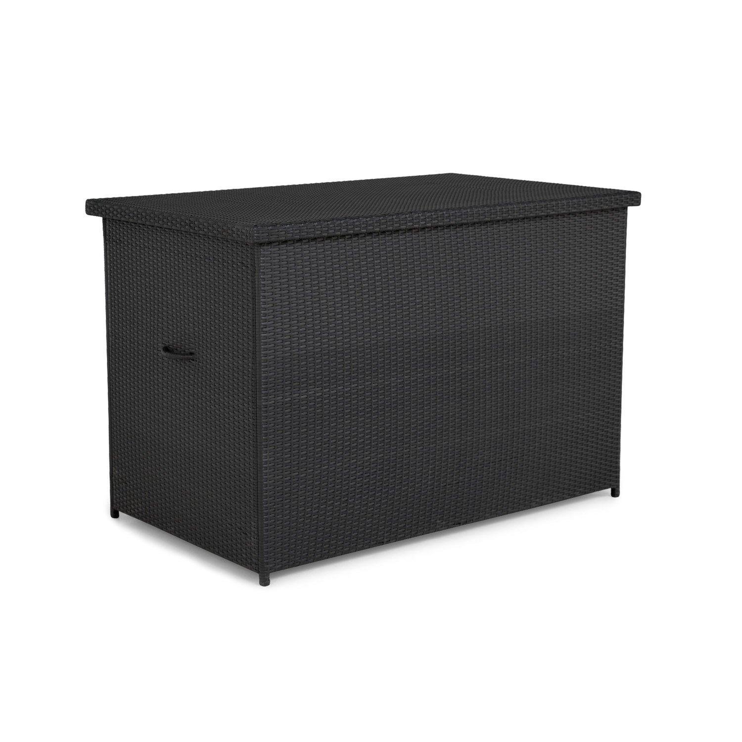 VENTURE DESIGN amazon putekasse i svart rattan og stÄl