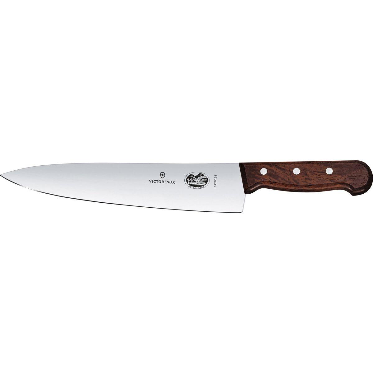 Victorinox kokkekniv med skaft av maple wood, 25 cm bladlengde