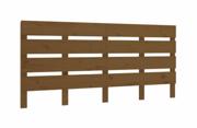 vidaXL Sengegavl honningbrun 160x3x80 cm – heltre furu