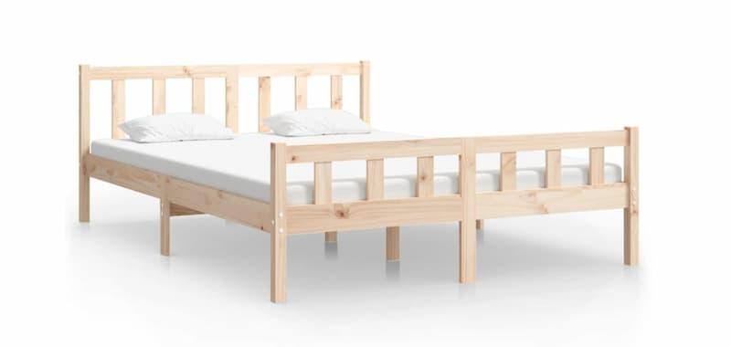 vidaXL Sengeramme heltre 150x200 cm 5FT King Size