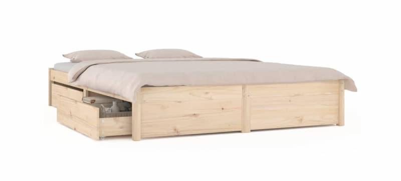 vidaXL Sengeramme med skuffer 180x200 cm 6FT Super King