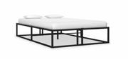vidaXL Sengeramme svart metall 120x200 cm