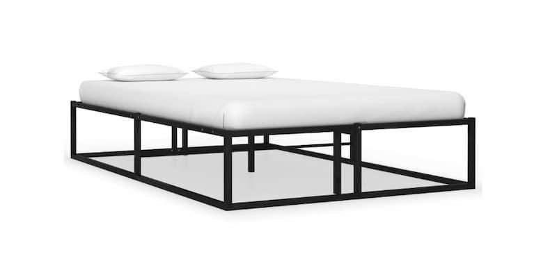 vidaXL Sengeramme svart metall 120x200 cm