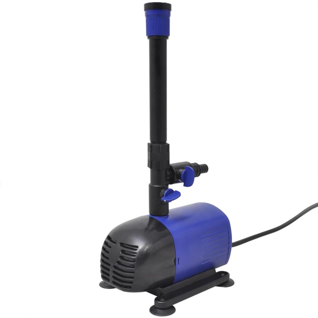 vidaXL fontenepumpe 50 W med 2000 liter i timen og fire utskiftbare munnstykker